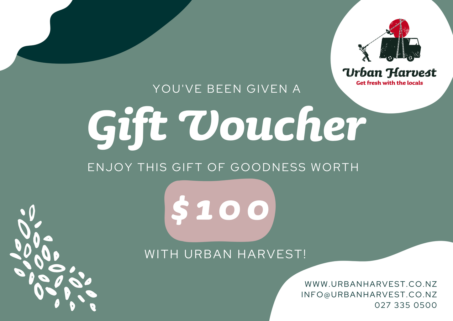 Urban Harvest Gift Voucher