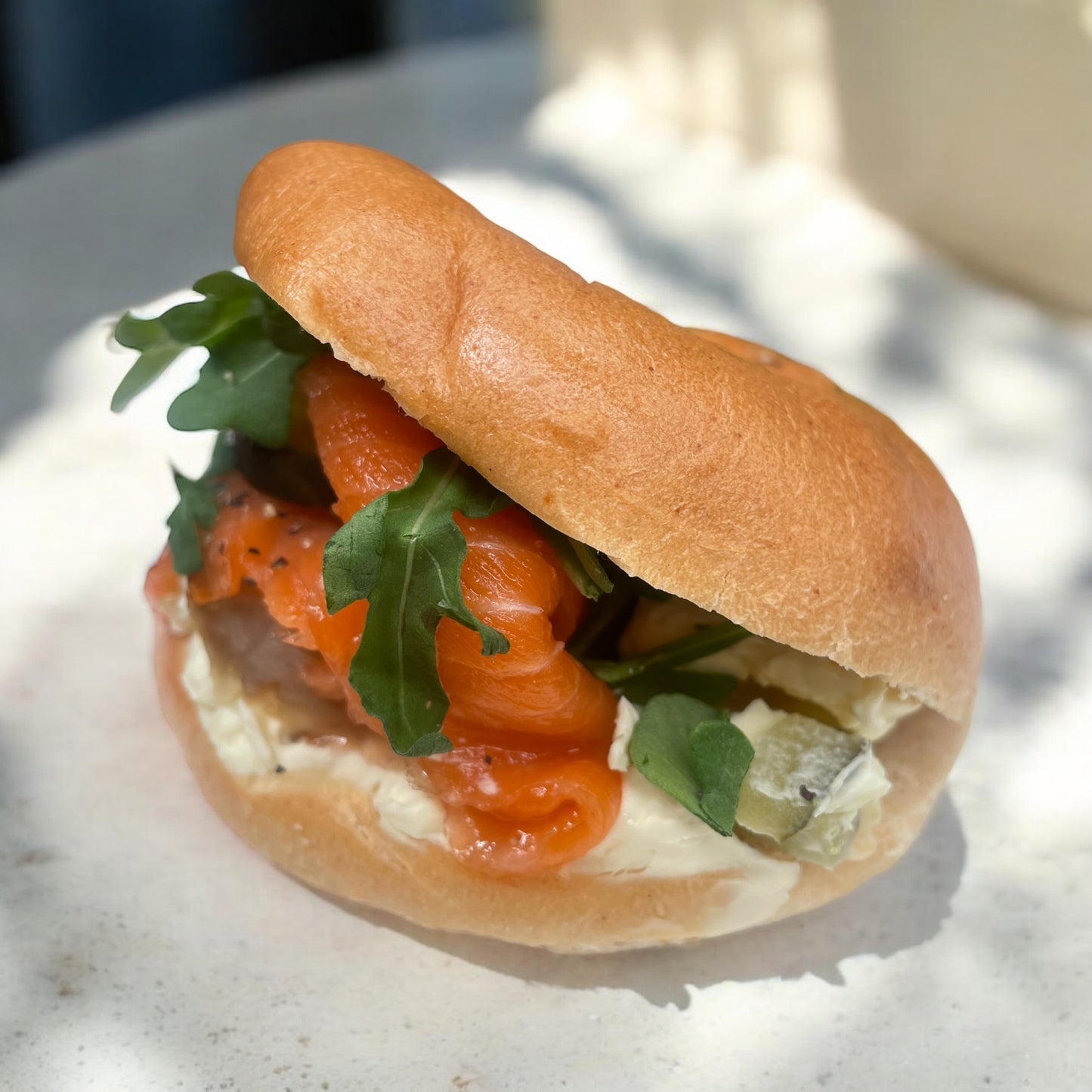 Filled bagels