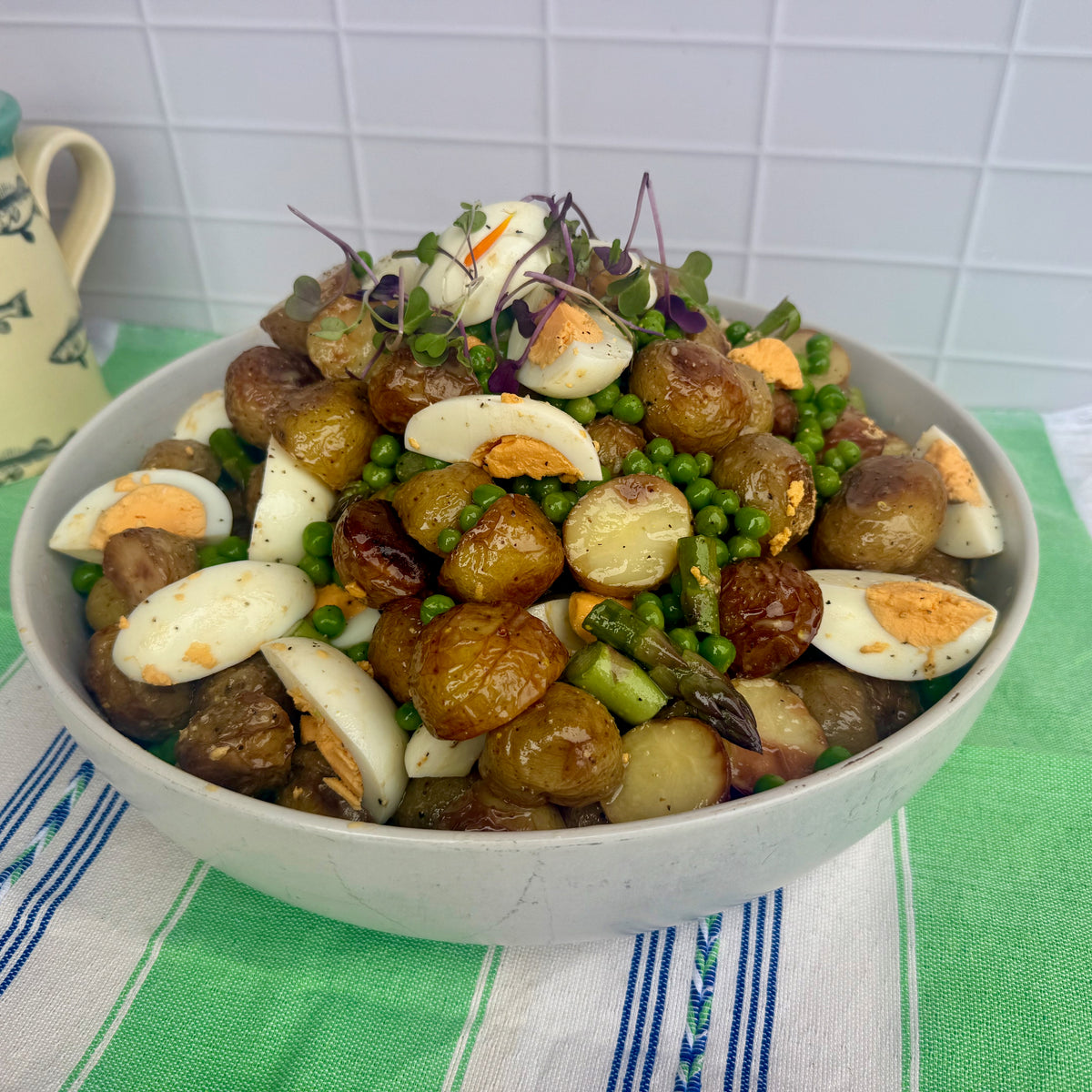 Spring potato salad