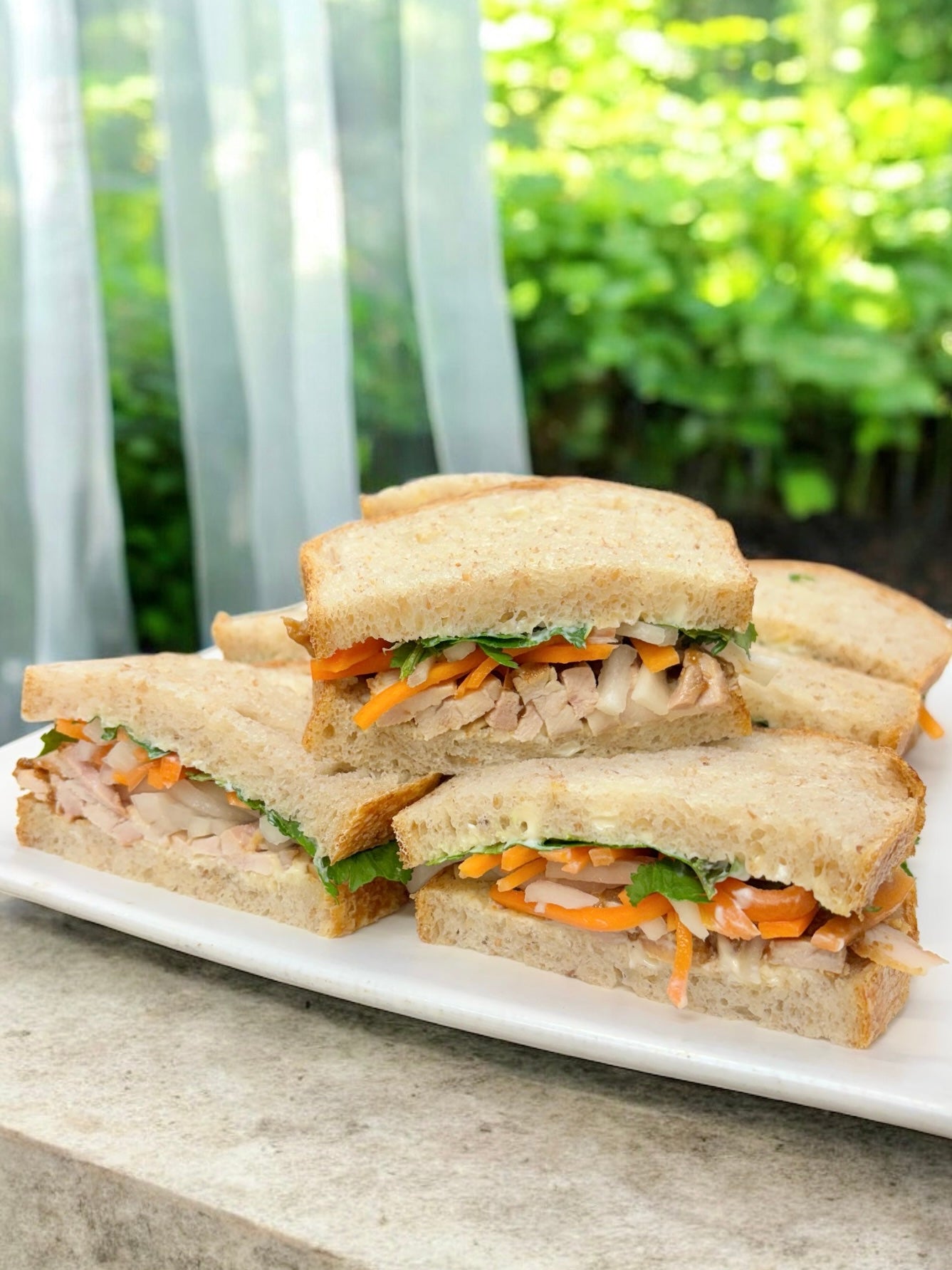 Hoisin chicken sandwich (DF)