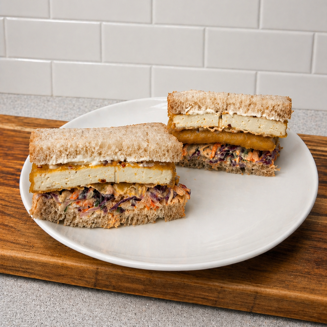tasty tofu sandwich