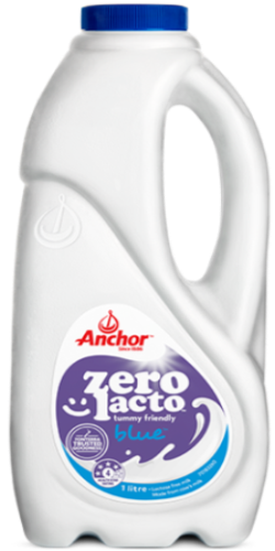 Anchor Zero Lacto Blue Milk 1L