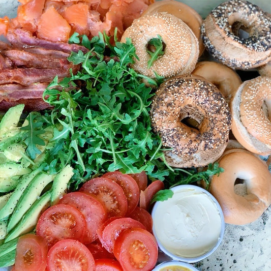 DIY Bagel Platter