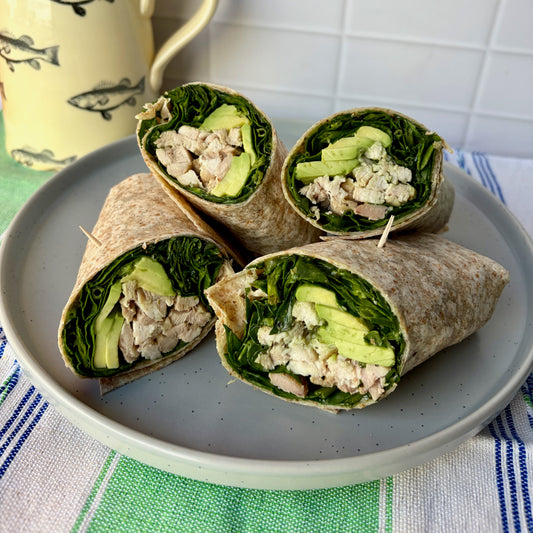 High protein chicken wrap