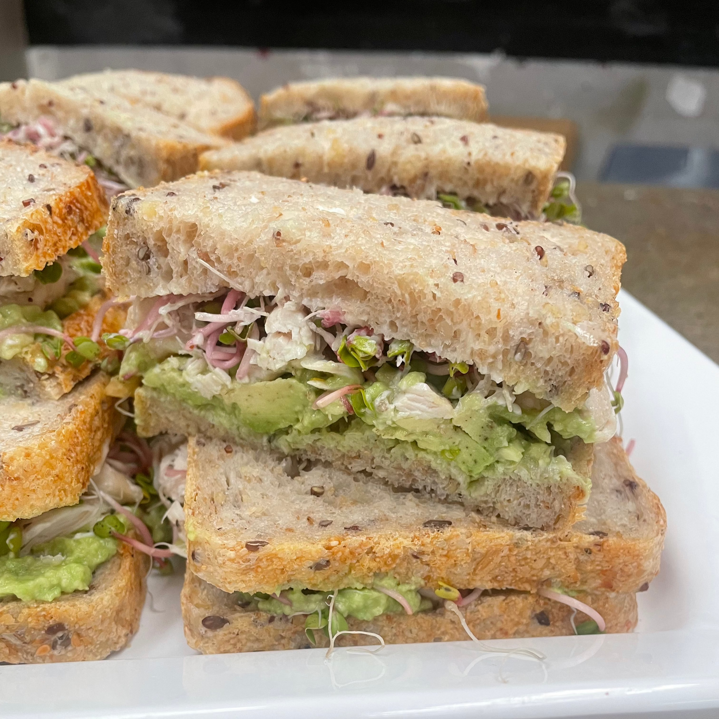 Chicken & guacamole sandwich