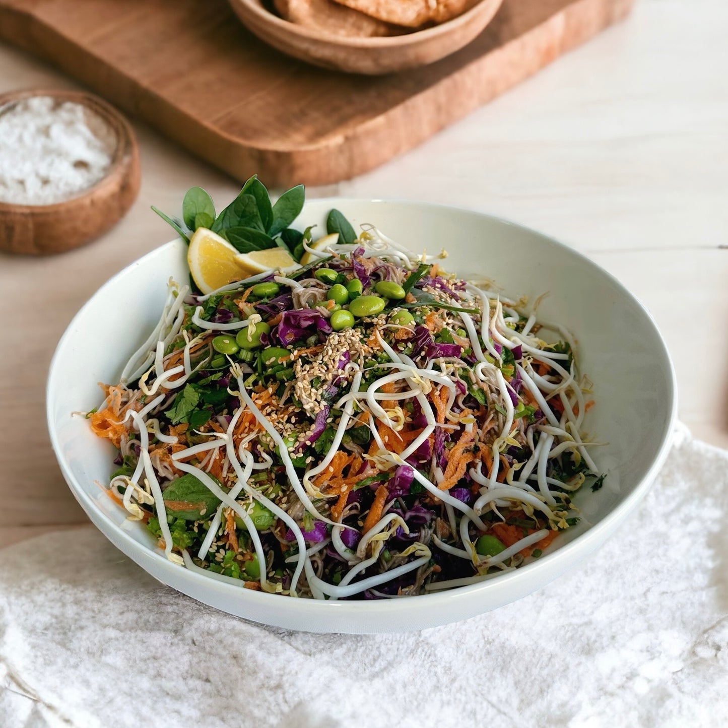 Soba noodle salad (vegan)