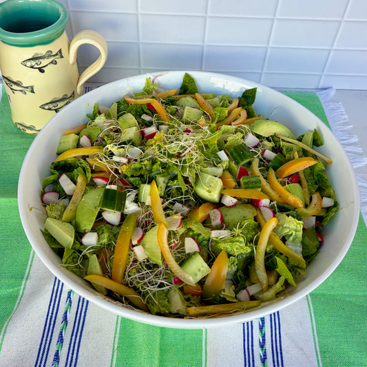 Spring green salad