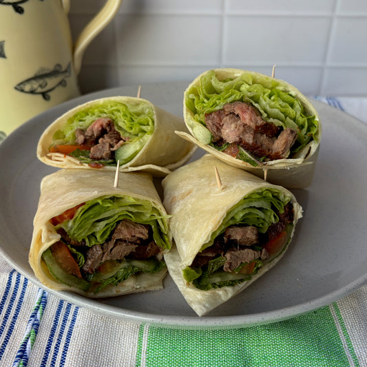 Thai beef wrap