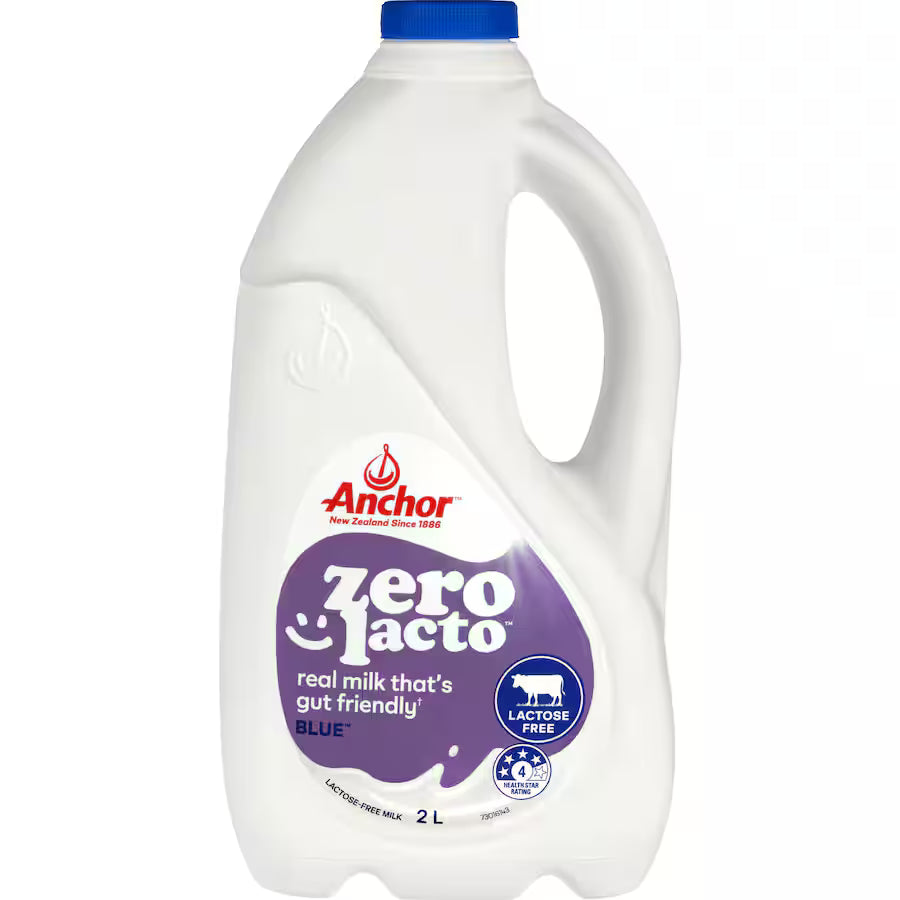 Anchor Zero Lacto Blue Milk 2L