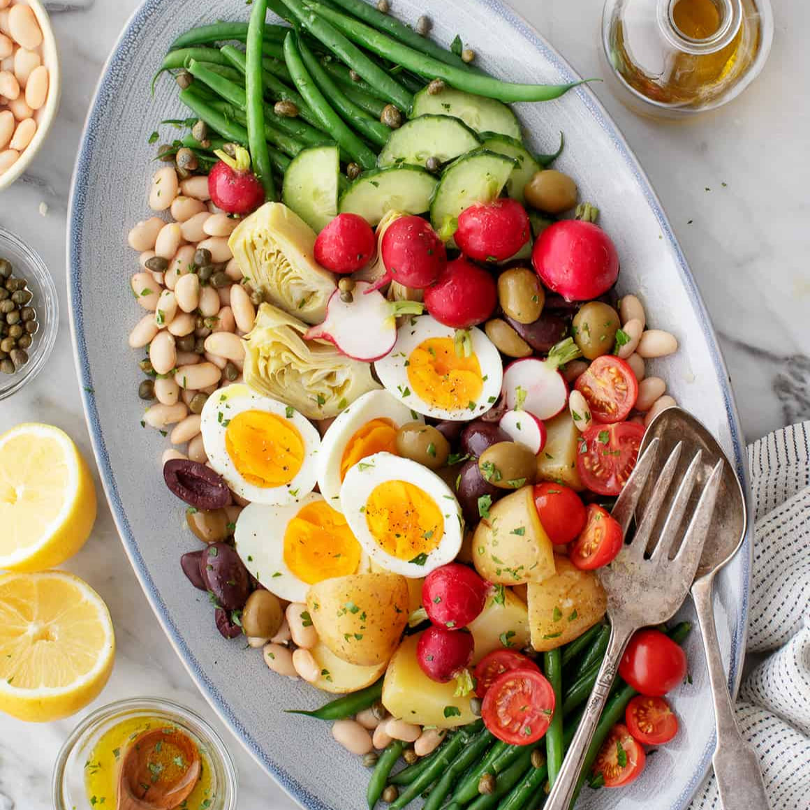 Vegetarian Nicoise Salad